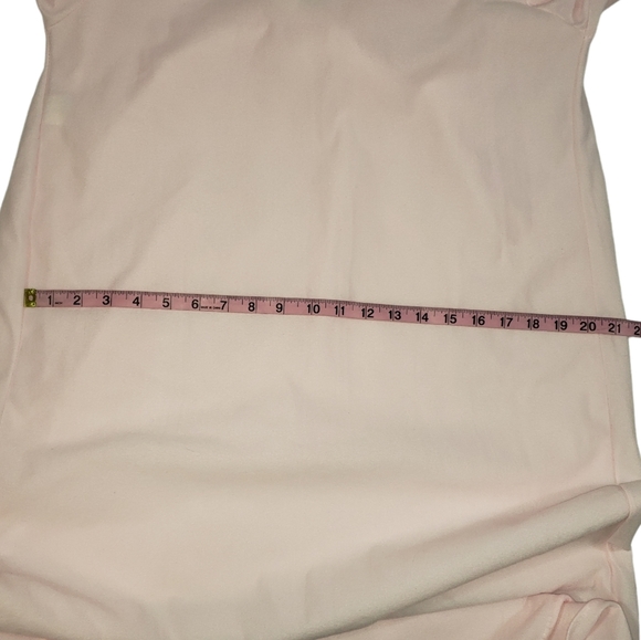 Vtg Pink Maxi Nightgown Size Small Puff Sleeve Lace Quilted Pearl Button Modest - Picture 13 of 13